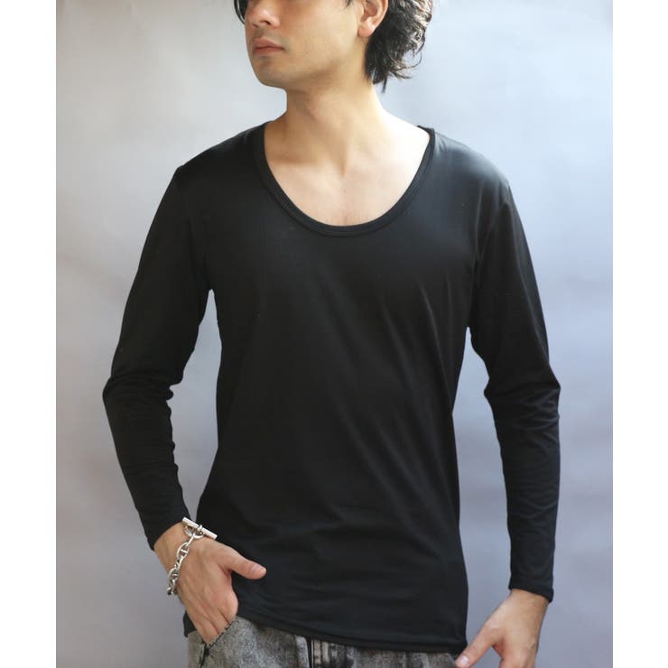 ストレッチUネックロンT メンズ Tシャツ 裏起毛 ユニセックス | 8（eight）  | 詳細画像11 