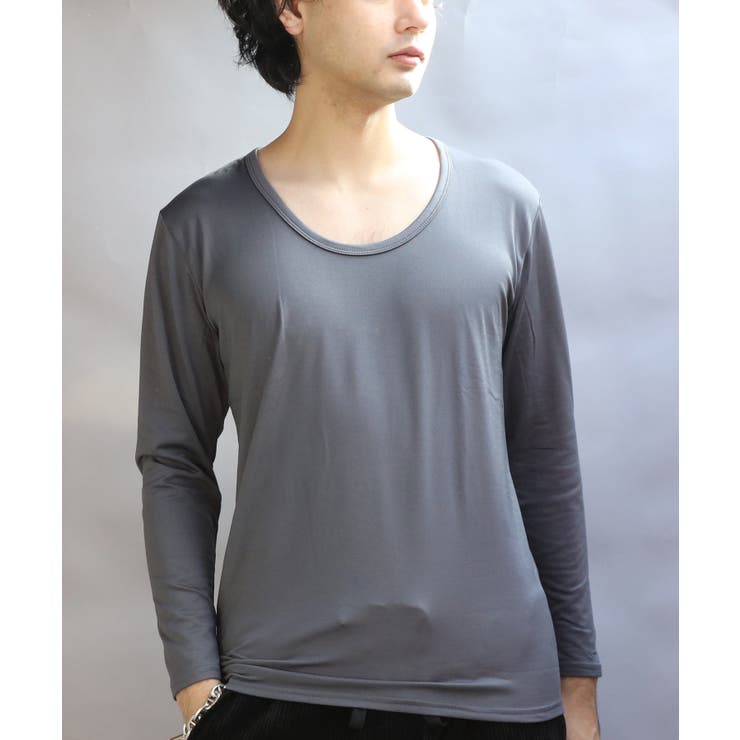 ストレッチUネックロンT メンズ Tシャツ 裏起毛 ユニセックス | 8（eight）  | 詳細画像20 