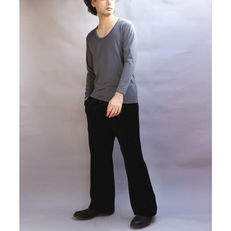 ストレッチUネックロンT メンズ Tシャツ 裏起毛 ユニセックス | 8（eight）  | 詳細画像26 