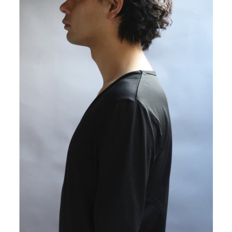 ストレッチUネックロンT メンズ Tシャツ 裏起毛 ユニセックス | 8（eight）  | 詳細画像40 