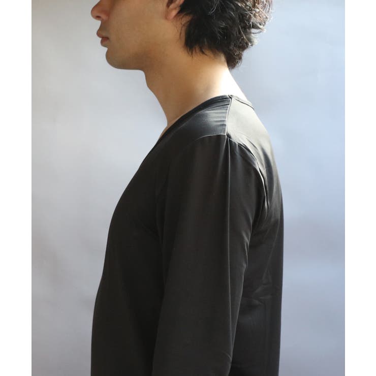 ストレッチVネックロンT メンズ Ｔシャツ ロング 裏起毛  | 8（eight）  | 詳細画像41 
