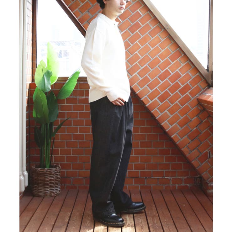 カシミヤタッチポロシャツ メンズ ニットセーター ニット インナー  | 8（eight）  | 詳細画像8 