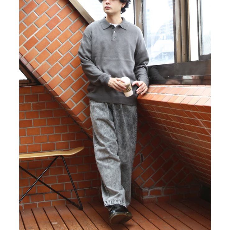 カシミヤタッチポロシャツ メンズ ニットセーター ニット インナー  | 8（eight）  | 詳細画像28 