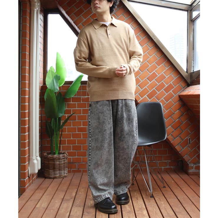 カシミヤタッチポロシャツ メンズ ニットセーター ニット インナー  | 8（eight）  | 詳細画像49 