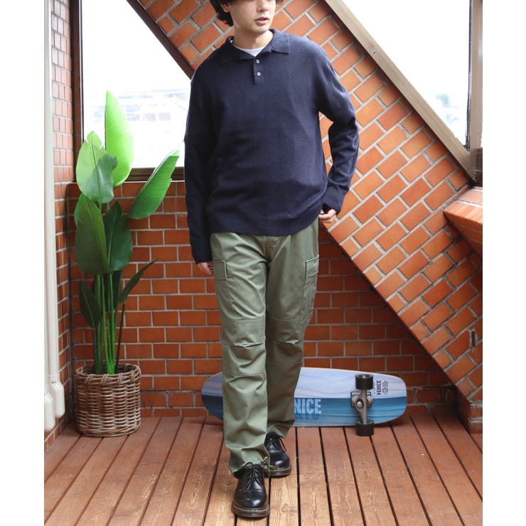 カシミヤタッチポロシャツ メンズ ニットセーター ニット インナー  | 8（eight）  | 詳細画像58 