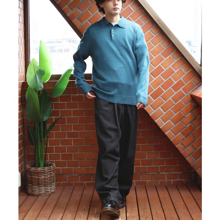 カシミヤタッチポロシャツ メンズ ニットセーター ニット インナー  | 8（eight）  | 詳細画像65 