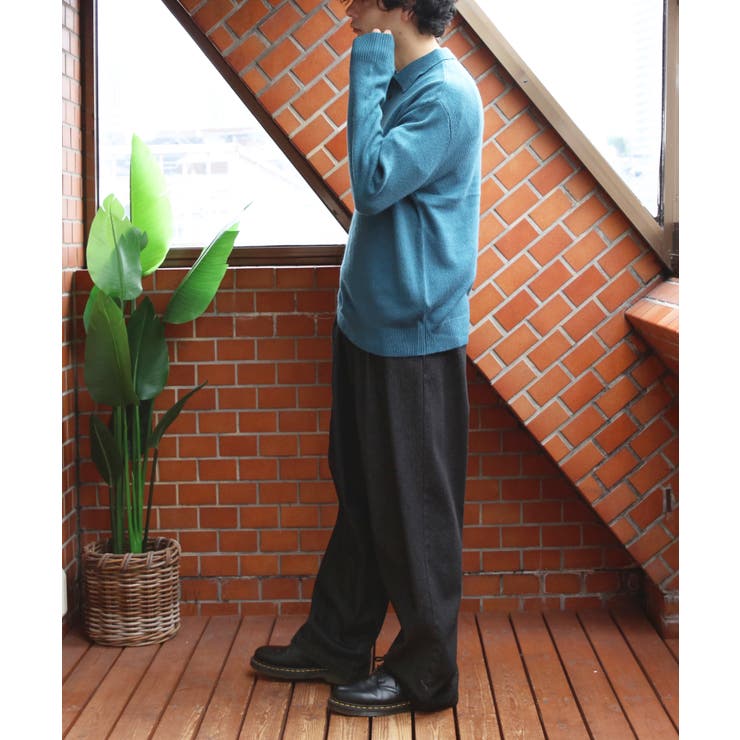 カシミヤタッチポロシャツ メンズ ニットセーター ニット インナー  | 8（eight）  | 詳細画像68 