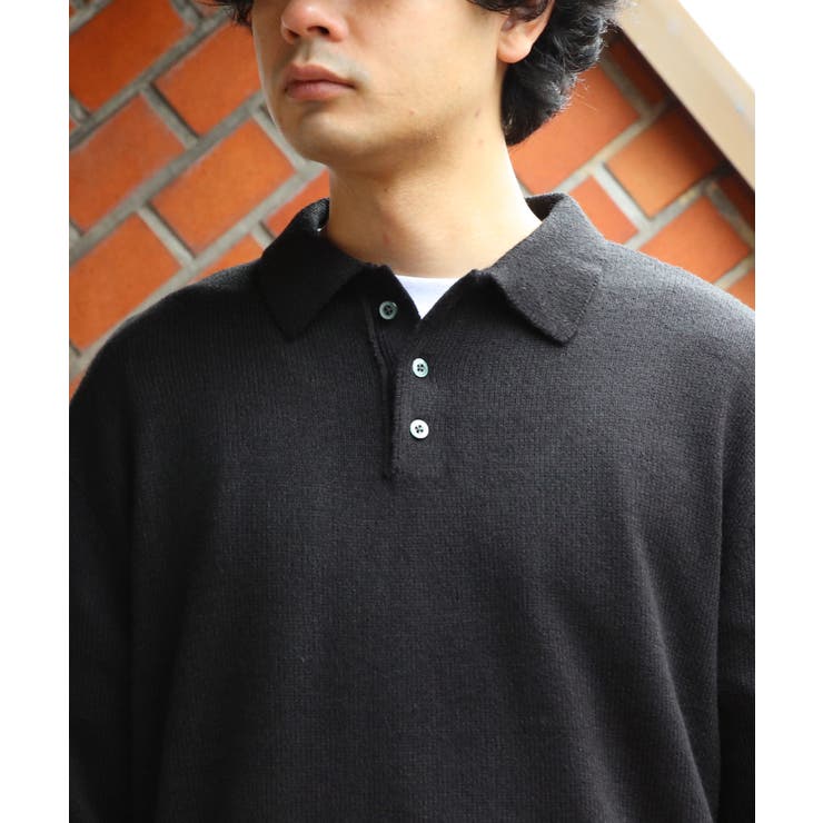 カシミヤタッチポロシャツ メンズ ニットセーター ニット インナー  | 8（eight）  | 詳細画像86 