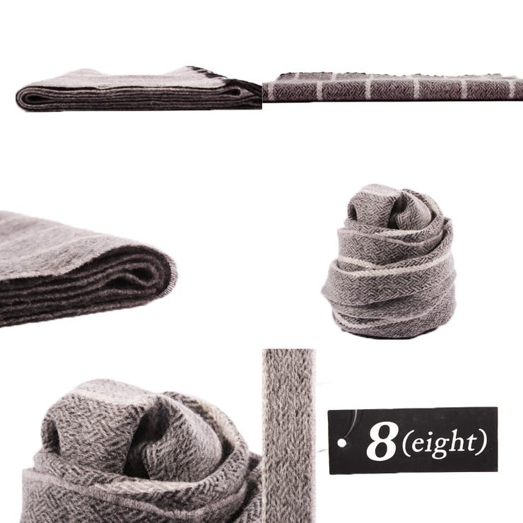 マフラー メンズ レディース | 8(eight)  | 詳細画像9