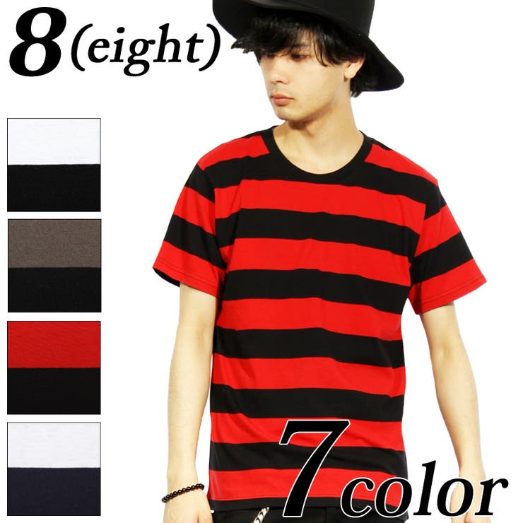 ボーダーTシャツ メンズ 半袖 | 8（eight）  | 詳細画像1 