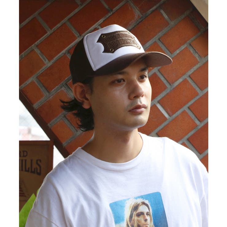 ブラウン×ホワイト | キャップ メンズ ロゴ | 8（eight） 