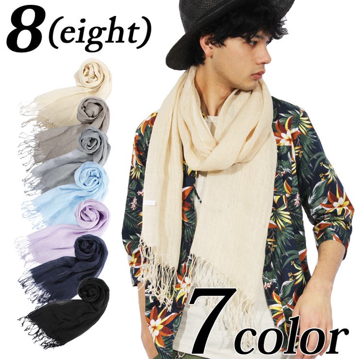 ストール メンズ リネン 品番 Eh 8 Eight エイト のメンズファッション通販 Shoplist ショップリスト