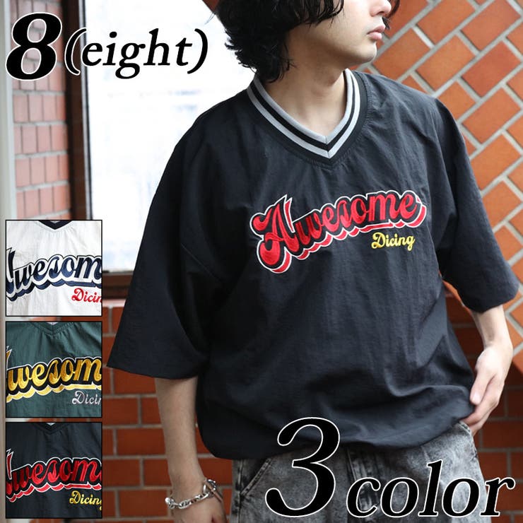 プルオーバー ナイロン ジャケット メンズ Tシャツ 半袖[品番 プルオーバー ナイロン ジャケット メンズ Tシャツ 半袖[品番