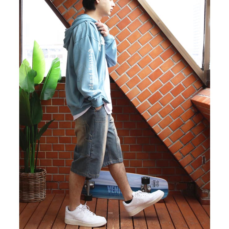 スプレー加工ジップパーカー メンズ グラフィック ヴィンテージ | 8（eight）  | 詳細画像31 