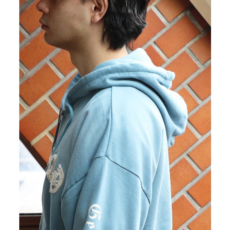 スプレー加工ジップパーカー メンズ グラフィック ヴィンテージ | 8（eight）  | 詳細画像39 