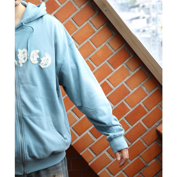 スプレー加工ジップパーカー メンズ グラフィック ヴィンテージ | 8（eight）  | 詳細画像41 