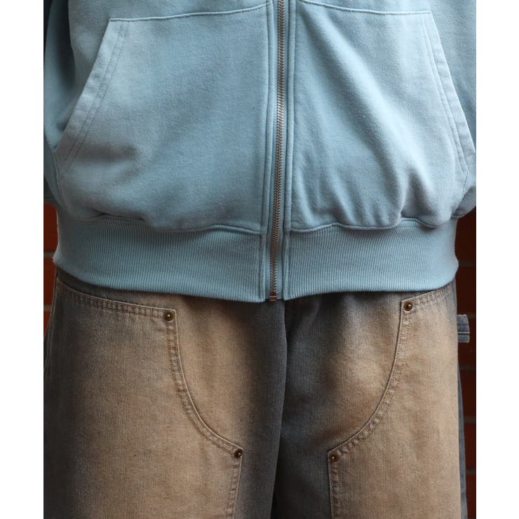 スプレー加工ジップパーカー メンズ グラフィック ヴィンテージ | 8（eight）  | 詳細画像45 