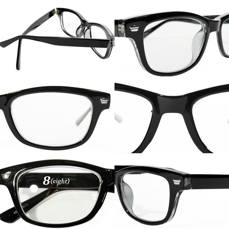 伊達メガネ 黒縁 メンズ | 8（eight）  | 詳細画像6 