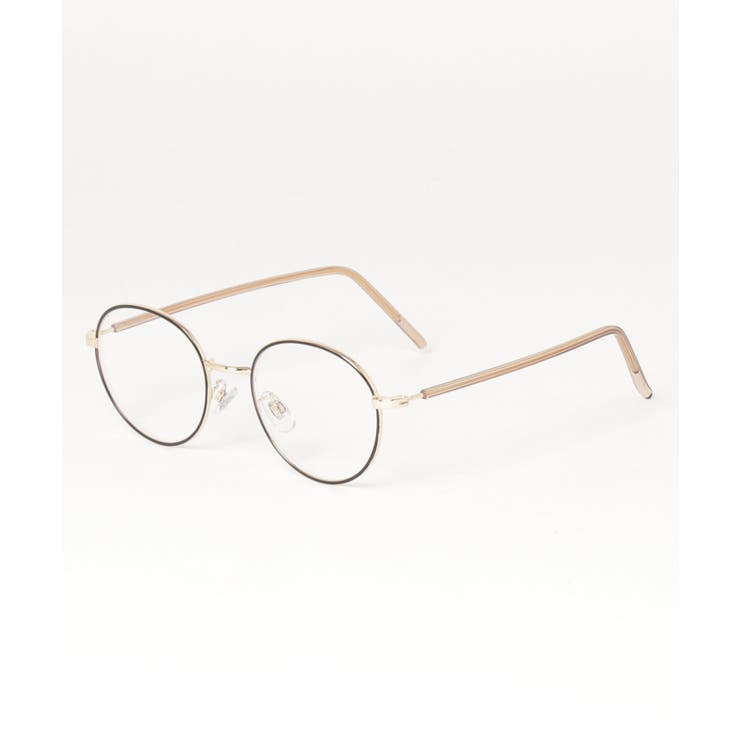 ゴールドブラック×クリア | ボストンサングラス メンズ レディース メタルフレーム | 8（eight） 