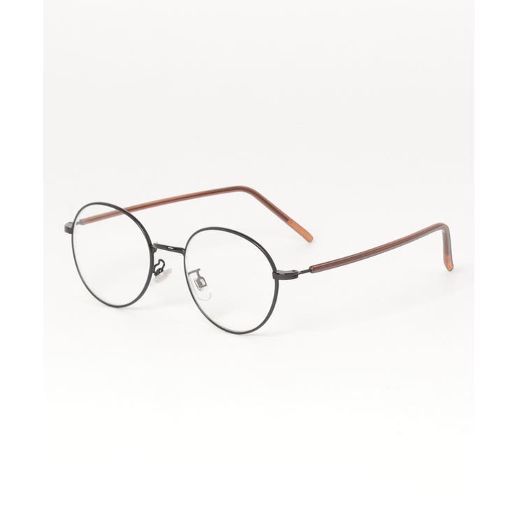 ブラック×クリア | ボストンサングラス メンズ レディース メタルフレーム | 8（eight） 