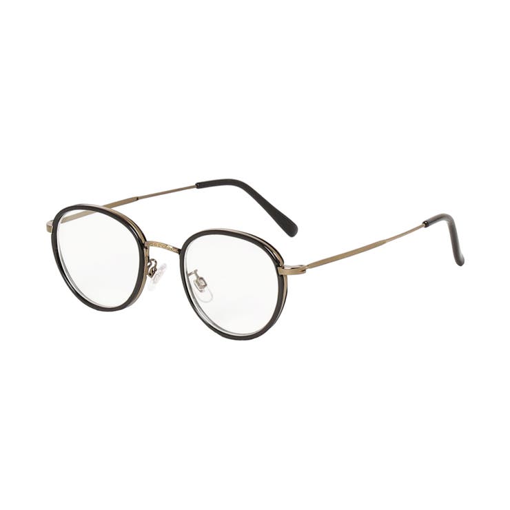 ブラックゴールド×クリア | カラーボストンサングラス メンズ レディース | 8（eight） 