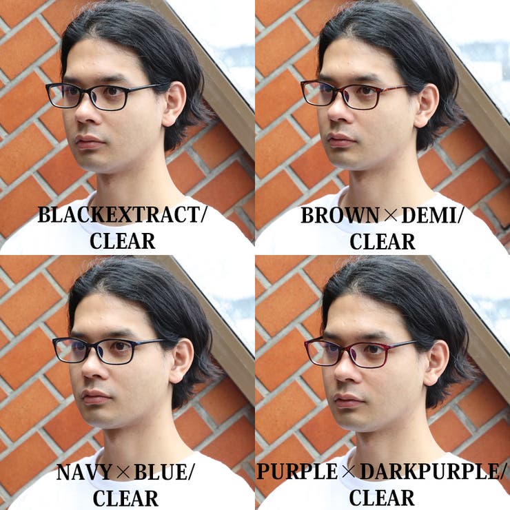 スクエアサングラス メンズ レディース ブルーライトカット ケース付き | 8（eight）  | 詳細画像8 