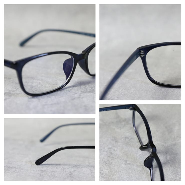 スクエアサングラス メンズ レディース ブルーライトカット ケース付き | 8（eight）  | 詳細画像9 