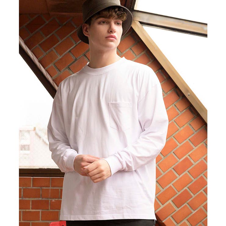 厚手ロングTシャツ メンズ ロンT[品番：EH000005651]｜8