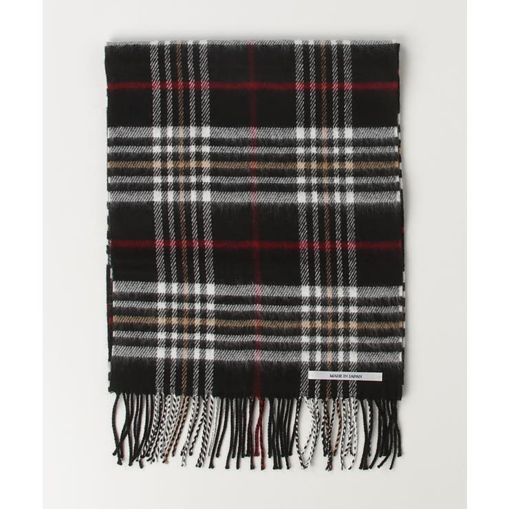 無地 チェック マフラー 日本製 メンズ レディース ユニセックス  | 8（eight）  | 詳細画像15 