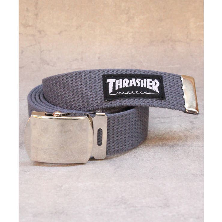 グレー | THRASHER GIベルト メンズ レディース ベルト ガチャベルト   | 8（eight） 
