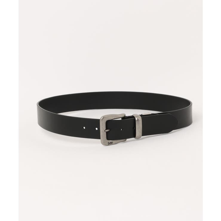 ブラック | Lee 40mm バックルベルト メンズ ベルト レザー 革 皮 シンプル | 8（eight） 