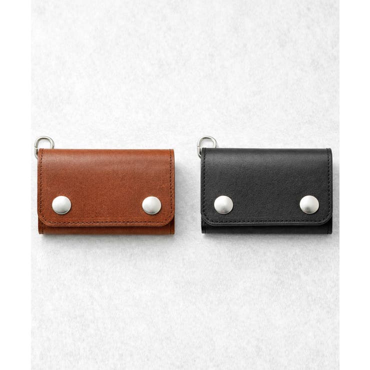 トラッカーウォレット Wフラップショート メンズ 財布 栃木レザー | 8（eight）  | 詳細画像8 