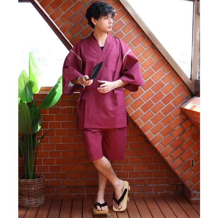 ワイン | 甚平 メンズ じんべい | 8（eight） 