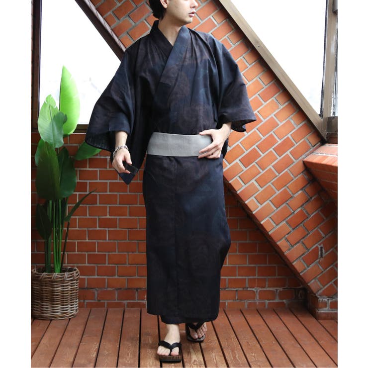 牡丹(大)ネイビー | 浴衣 3点セット 浴衣 | 8（eight） 