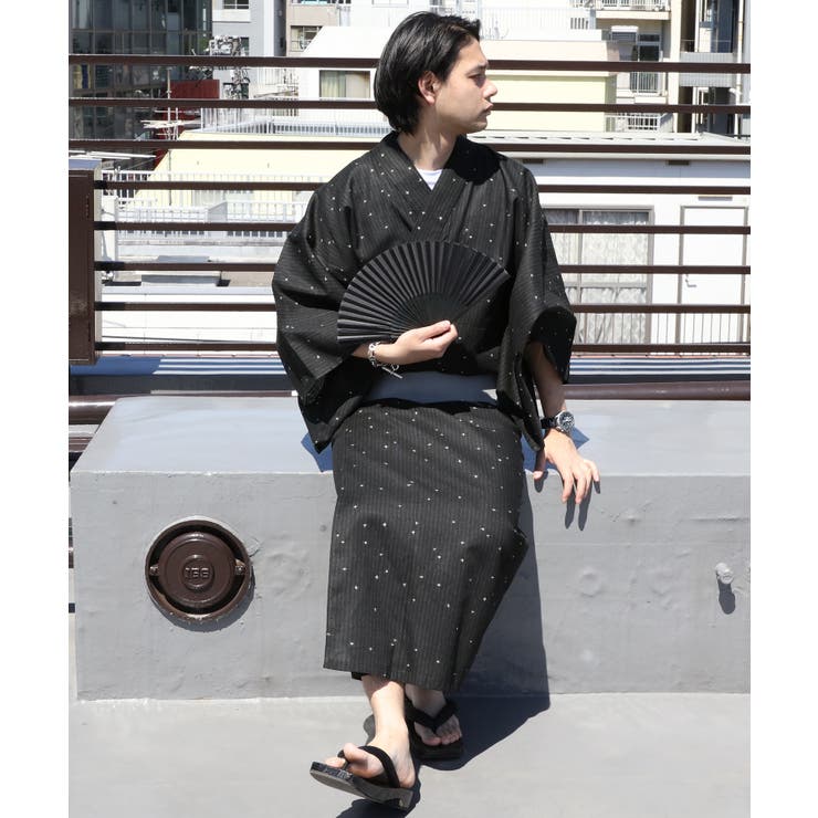 星絣ブラック | 浴衣 3点セット 浴衣 | 8（eight） 