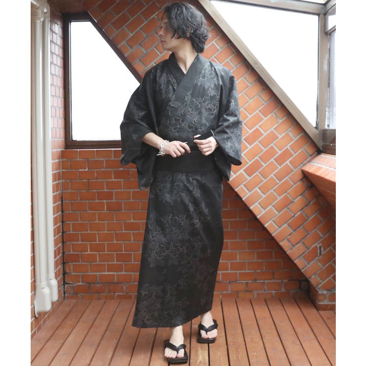 牡丹ブラック | 浴衣 3点セット 浴衣 | 8（eight） 