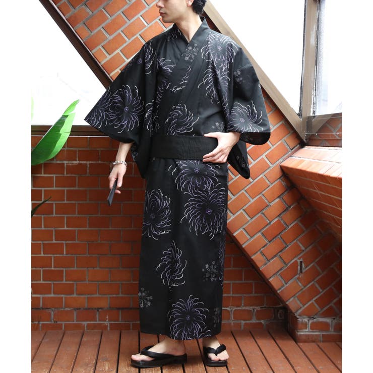 花火ブラック | 浴衣 3点セット 浴衣 | 8（eight） 