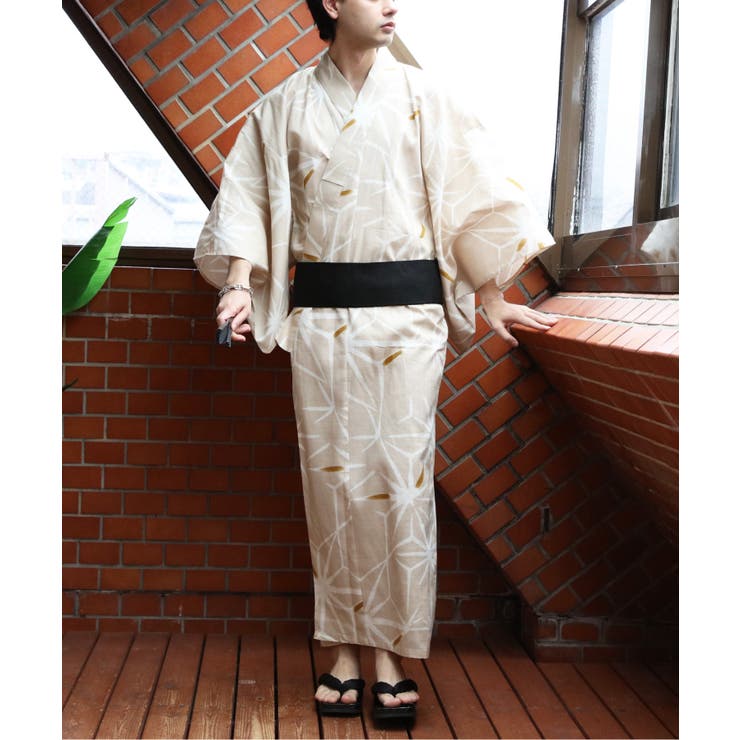 破れ麻の葉キナリ | 浴衣 3点セット 浴衣 | 8（eight） 