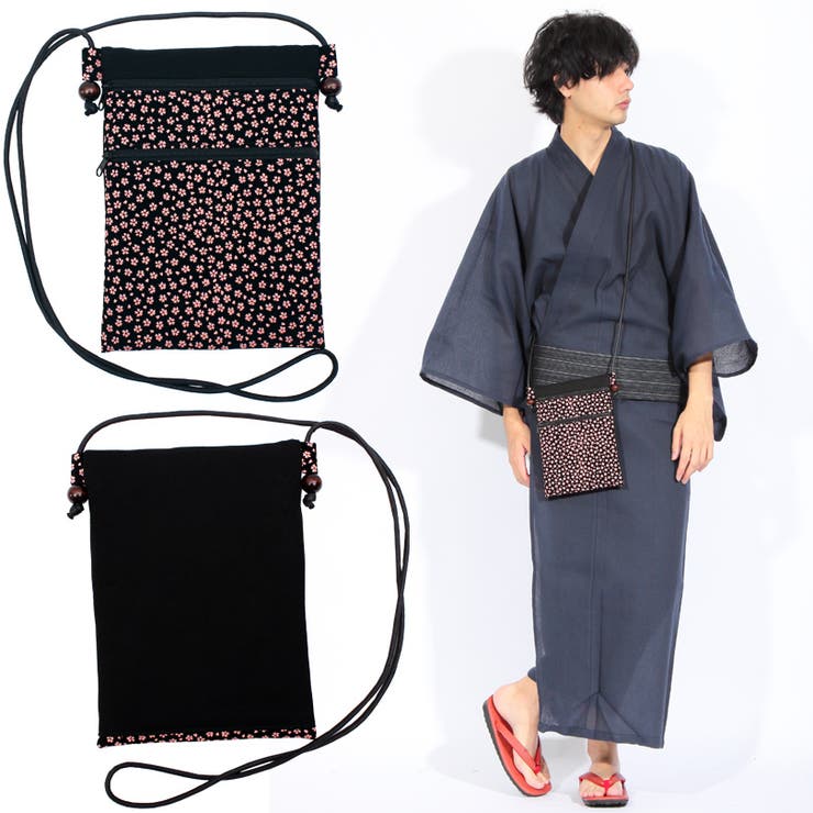 ファスナーポシェット 信玄袋 メンズ[品番：EH000004824]｜8