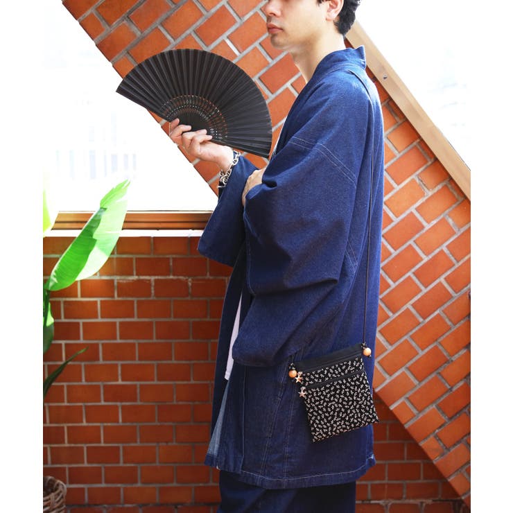 印伝調 ファスナーポシェット メンズ 信玄袋 浴衣 花火大会に | 8（eight）  | 詳細画像10 