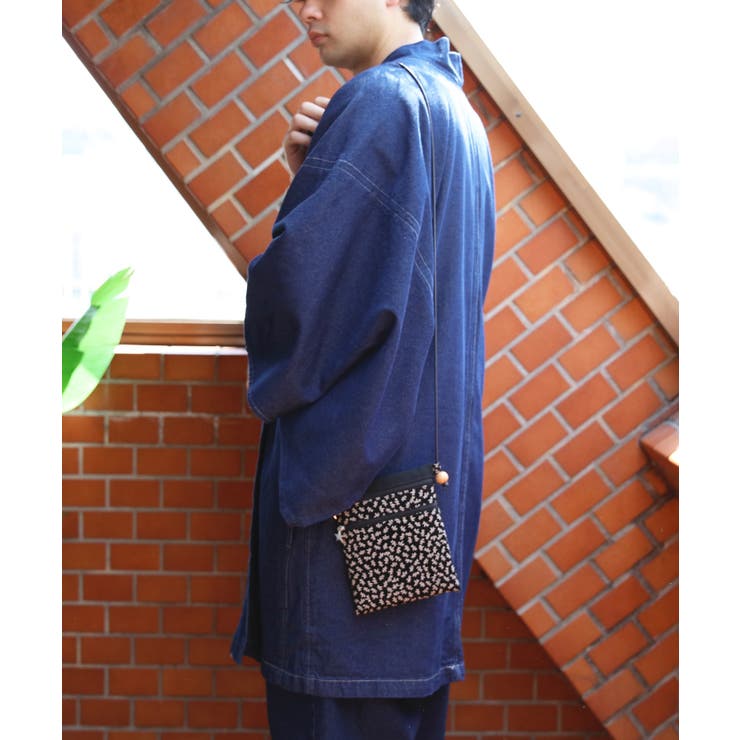 印伝調 ファスナーポシェット メンズ 信玄袋 浴衣 花火大会に | 8（eight）  | 詳細画像11 