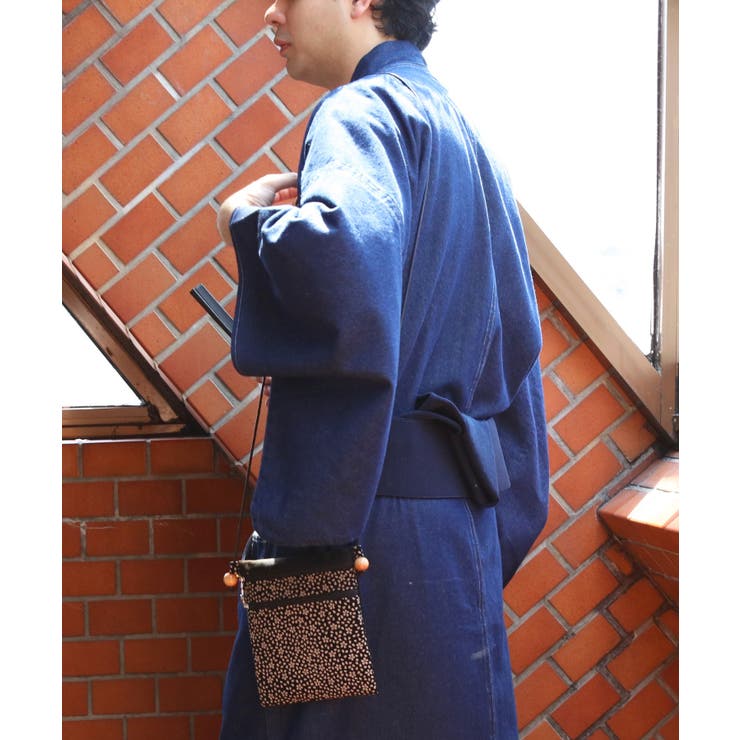 印伝調 ファスナーポシェット メンズ 信玄袋 浴衣 花火大会に | 8（eight）  | 詳細画像13 