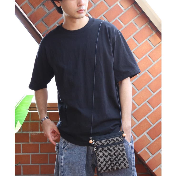 印伝調 ファスナーポシェット メンズ 信玄袋 浴衣 花火大会に | 8（eight）  | 詳細画像4 