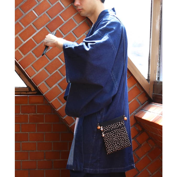 印伝調 ファスナーポシェット メンズ 信玄袋 浴衣 花火大会に | 8（eight）  | 詳細画像9 