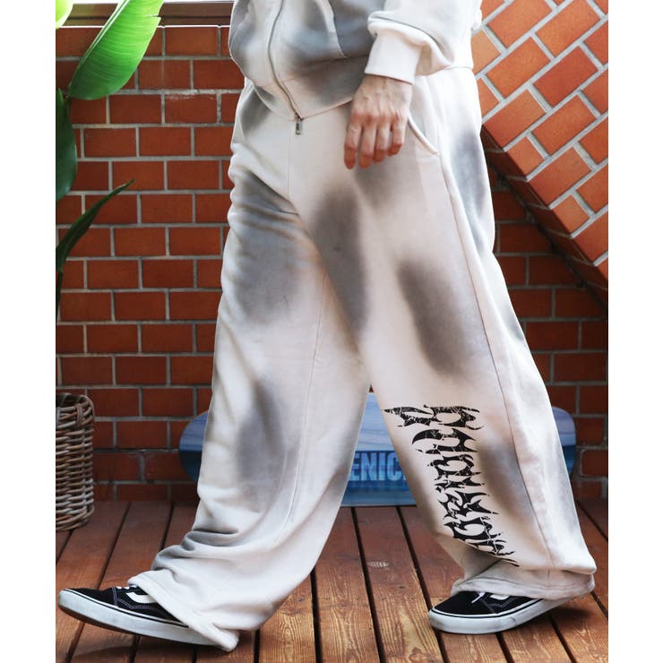 スプレー加工 スウェットパンツ メンズ セットアップ | 8（eight）  | 詳細画像2 