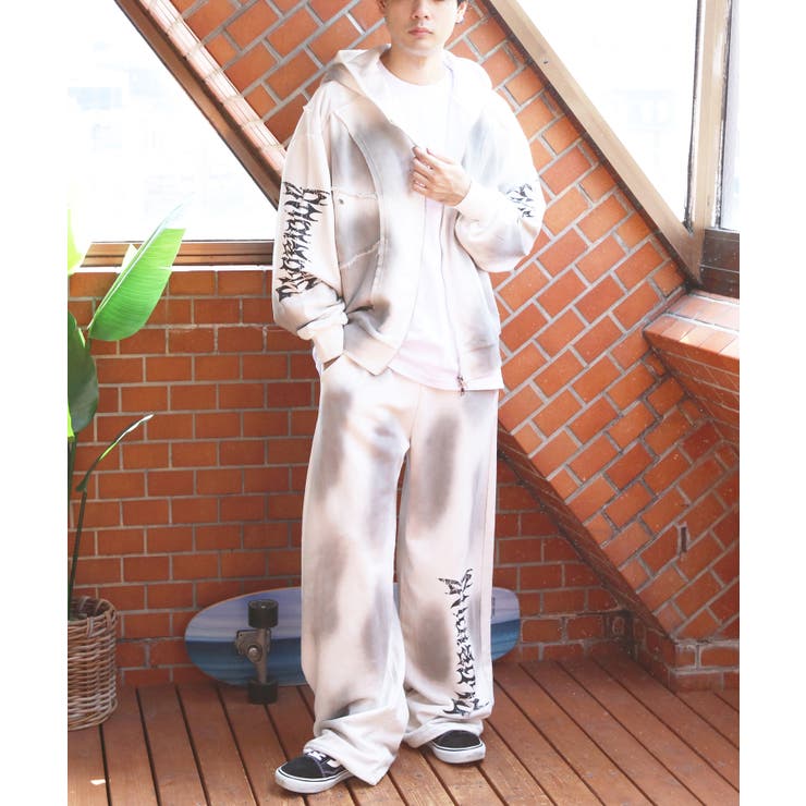 スプレー加工 スウェットパンツ メンズ セットアップ | 8（eight）  | 詳細画像11 