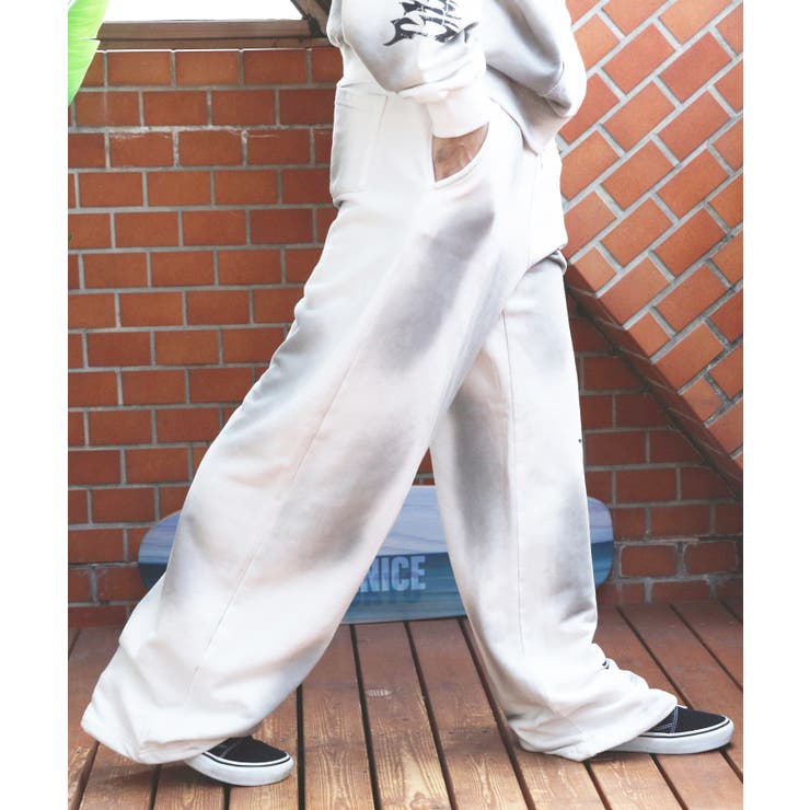 スプレー加工 スウェットパンツ メンズ セットアップ | 8（eight）  | 詳細画像5 