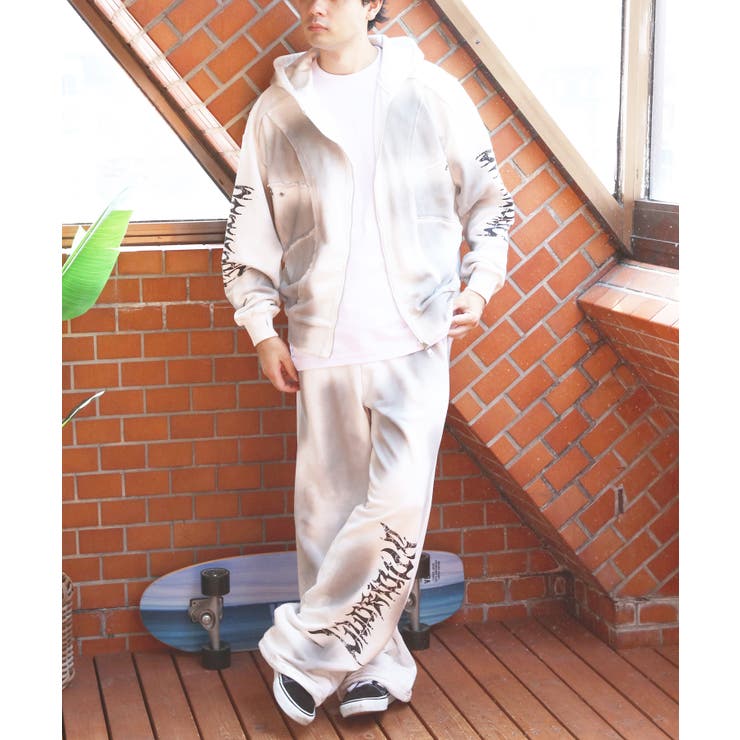 スプレー加工 スウェットパンツ メンズ セットアップ | 8（eight）  | 詳細画像8 