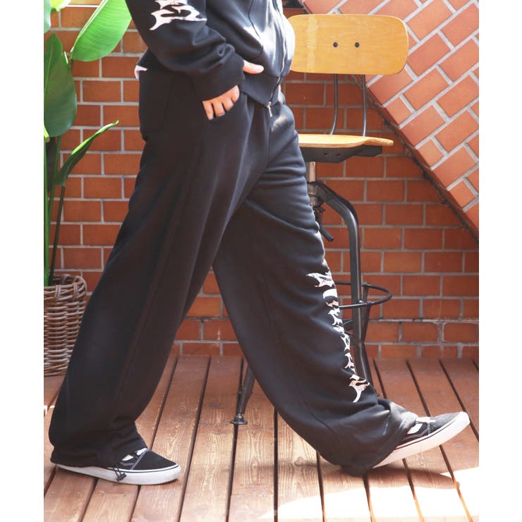 スプレー加工 スウェットパンツ メンズ セットアップ | 8（eight）  | 詳細画像16 