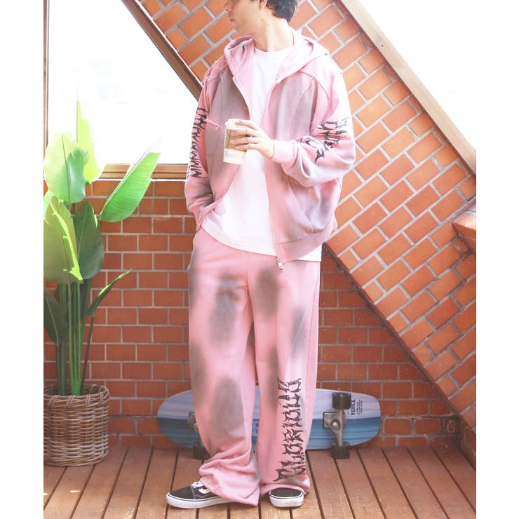 スプレー加工 スウェットパンツ メンズ セットアップ | 8（eight）  | 詳細画像35 